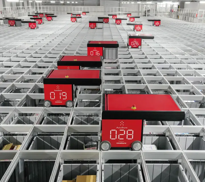 ロボットストレージシステム「AutoStore」