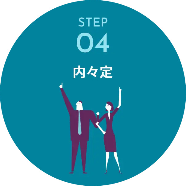 ［STEP04］内定